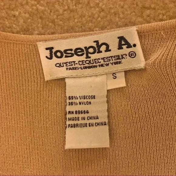 Joseph a sweater /tan/size small - Picture 3 of 4